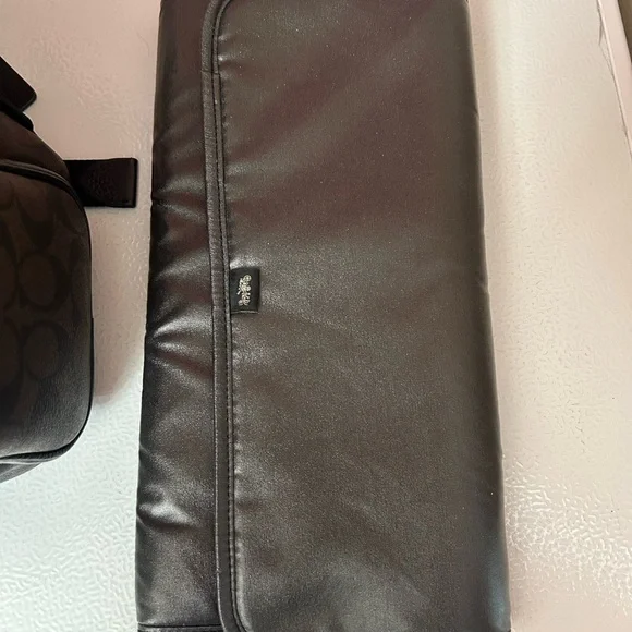 Coach Dual-Tone Black and Brown Diaper Backpack - Picture 12 of 13